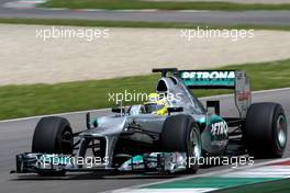 Nico Rosberg (GER), Mercedes GP  03.05.2012. Formula 1 World Championship, Testing, Mugello, Italy