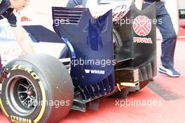 Williams Rear wing and turning vane 03.05.2012. Formula 1 World Championship, Testing, Mugello, Italy