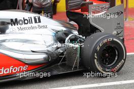 Oliver Turvey (GBR), McLaren Mercedes  running with aero sensor in front of rear wheel 03.05.2012. Formula 1 World Championship, Testing, Mugello, Italy