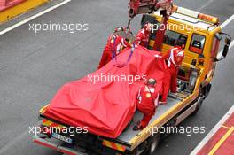 Fernando Alonso (ESP), Scuderia Ferrari stopped on track  01.05.2012. Formula 1 World Championship, Testing, Mugello, Italy