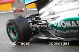 Nico Rosberg (GER), Mercedes AMG Petronas rear suspension  01.05.2012. Formula 1 World Championship, Testing, Mugello, Italy