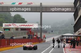 Fernando Alonso (ESP), Scuderia Ferrari at a foggy Mugello circuit  01.05.2012. Formula 1 World Championship, Testing, Mugello, Italy