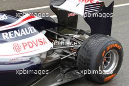 Williams rear suspension and rear wing  01.05.2012. Formula 1 World Championship, Testing, Mugello, Italy