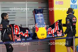 Red Bull front wing  01.05.2012. Formula 1 World Championship, Testing, Mugello, Italy