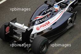 exhaust and rear wing of the Williams  01.05.2012. Formula 1 World Championship, Testing, Mugello, Italy