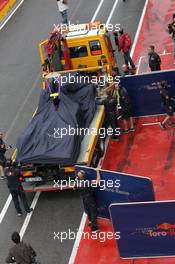 Jean-Eric Vergne (FRA), Scuderia Toro Rosso stopped on the track  01.05.2012. Formula 1 World Championship, Testing, Mugello, Italy