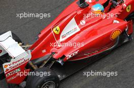 Ferrari exhaust and rear wing  01.05.2012. Formula 1 World Championship, Testing, Mugello, Italy