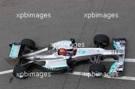 Michael Schumacher (GER), Mercedes AMG Petronas  02.05.2012. Formula 1 World Championship, Testing, Mugello, Italy