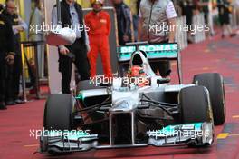 Michael Schumacher (GER), Mercedes AMG Petronas  02.05.2012. Formula 1 World Championship, Testing, Mugello, Italy