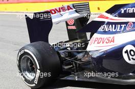 Williams rear suspension  02.05.2012. Formula 1 World Championship, Testing, Mugello, Italy