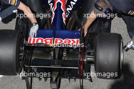 Red Bull rear wing  02.05.2012. Formula 1 World Championship, Testing, Mugello, Italy