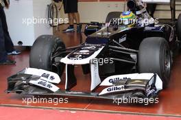 Bruno Senna (BRA), Williams F1 Team front wing  02.05.2012. Formula 1 World Championship, Testing, Mugello, Italy