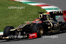 Romain Grosjean (FRA), Lotus F1 Team  02.05.2012. Formula 1 World Championship, Testing, Mugello, Italy