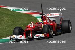 Felipe Massa (BRA), Scuderia Ferrari  02.05.2012. Formula 1 World Championship, Testing, Mugello, Italy