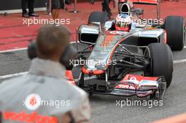 Mclaren testing parts on front wing  02.05.2012. Formula 1 World Championship, Testing, Mugello, Italy