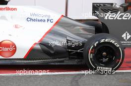 Kamui Kobayashi (JAP), Sauber F1 Team engine cover and exhaust  02.05.2012. Formula 1 World Championship, Testing, Mugello, Italy