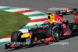 Mark Webber (AUS), Red Bull Racing  02.05.2012. Formula 1 World Championship, Testing, Mugello, Italy