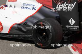 Kamui Kobayashi (JAP), Sauber F1 Team exhaust system  02.05.2012. Formula 1 World Championship, Testing, Mugello, Italy