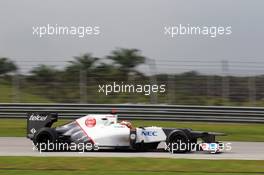 Kamui Kobayashi (JPN) Sauber C31. 23.03.2012. Formula 1 World Championship, Rd 2, Malaysian Grand Prix, Sepang, Malaysia, Friday Practice