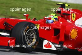 Felipe Massa (BRA) Ferrari F2012. 23.03.2012. Formula 1 World Championship, Rd 2, Malaysian Grand Prix, Sepang, Malaysia, Friday Practice