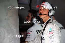 Michael Schumacher (GER) Mercedes AMG F1. 23.03.2012. Formula 1 World Championship, Rd 2, Malaysian Grand Prix, Sepang, Malaysia, Friday Practice
