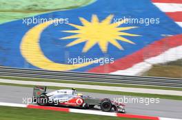 Lewis Hamilton (GBR) McLaren MP4/27. 23.03.2012. Formula 1 World Championship, Rd 2, Malaysian Grand Prix, Sepang, Malaysia, Friday Practice