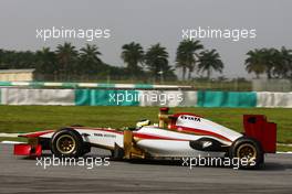 Pedro De La Rosa (ESP) HRT Formula 1 Team F112. 23.03.2012. Formula 1 World Championship, Rd 2, Malaysian Grand Prix, Sepang, Malaysia, Friday Practice