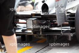 Mercedes AMG F1 W03 rear diffuser detail. 23.03.2012. Formula 1 World Championship, Rd 2, Malaysian Grand Prix, Sepang, Malaysia, Friday Practice