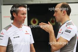 (L to R): Sam Michael (AUS) McLaren Sporting Director with Phil Prew (GBR) McLaren Race Engineer. 23.03.2012. Formula 1 World Championship, Rd 2, Malaysian Grand Prix, Sepang, Malaysia, Friday