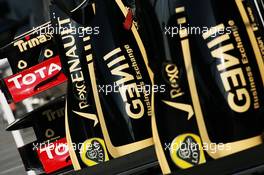 Lotus E20 bodywork. 23.03.2012. Formula 1 World Championship, Rd 2, Malaysian Grand Prix, Sepang, Malaysia, Friday