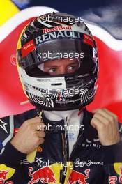 Sebastian Vettel (GER) Red Bull Racing. 23.03.2012. Formula 1 World Championship, Rd 2, Malaysian Grand Prix, Sepang, Malaysia, Friday Practice