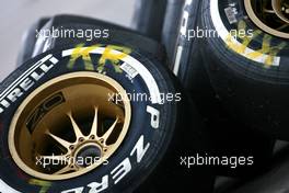 Pirelli tires  23.03.2012. Formula 1 World Championship, Rd 2, Malaysian Grand Prix, Sepang, Malaysia, Friday