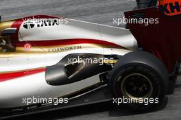 Hispania Racing F1 Team (HRT) F112 detail. 23.03.2012. Formula 1 World Championship, Rd 2, Malaysian Grand Prix, Sepang, Malaysia, Friday Practice