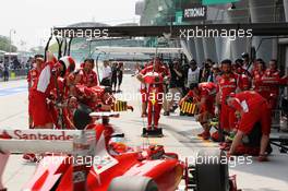 Fernando Alonso (ESP) Ferrari F2012. 23.03.2012. Formula 1 World Championship, Rd 2, Malaysian Grand Prix, Sepang, Malaysia, Friday Practice