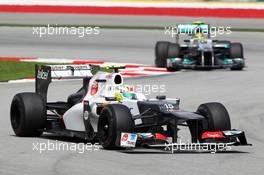 Sergio Perez (MEX) Sauber C31. 23.03.2012. Formula 1 World Championship, Rd 2, Malaysian Grand Prix, Sepang, Malaysia, Friday Practice