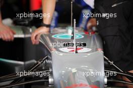 Mercedes AMG F1 W03 detail. 23.03.2012. Formula 1 World Championship, Rd 2, Malaysian Grand Prix, Sepang, Malaysia, Friday Practice