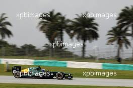 Vitaly Petrov (RUS) Caterham CT01. 23.03.2012. Formula 1 World Championship, Rd 2, Malaysian Grand Prix, Sepang, Malaysia, Friday Practice