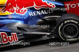 Red Bull Racing RB8 exhaust detail. 23.03.2012. Formula 1 World Championship, Rd 2, Malaysian Grand Prix, Sepang, Malaysia, Friday Practice