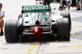 Michael Schumacher (GER) Mercedes AMG F1 W03. 23.03.2012. Formula 1 World Championship, Rd 2, Malaysian Grand Prix, Sepang, Malaysia, Friday Practice