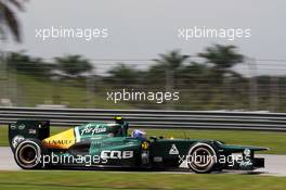 Vitaly Petrov (RUS) Caterham CT01. 23.03.2012. Formula 1 World Championship, Rd 2, Malaysian Grand Prix, Sepang, Malaysia, Friday Practice