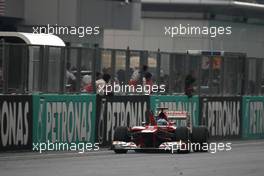Fernando Alonso (ESP), Scuderia Ferrari  25.03.2012. Formula 1 World Championship, Rd 2, Malaysian Grand Prix, Sepang, Malaysia, Sunday Podium