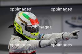 Sergio Perez (MEX), Sauber F1 Team  25.03.2012. Formula 1 World Championship, Rd 2, Malaysian Grand Prix, Sepang, Malaysia, Sunday Podium