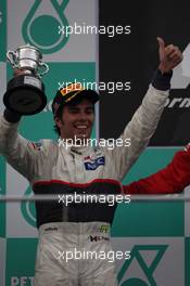 2nd place Sergio Perez (MEX), Sauber F1 Team  25.03.2012. Formula 1 World Championship, Rd 2, Malaysian Grand Prix, Sepang, Malaysia, Sunday Podium