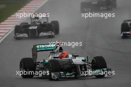 Michael Schumacher (GER), Mercedes AMG Petronas  25.03.2012. Formula 1 World Championship, Rd 2, Malaysian Grand Prix, Sepang, Malaysia, Sunday Race