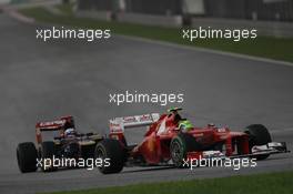 Felipe Massa (BRA), Scuderia Ferrari leads Daniel Ricciardo (AUS), Scuderia Toro Rosso  25.03.2012. Formula 1 World Championship, Rd 2, Malaysian Grand Prix, Sepang, Malaysia, Sunday Race
