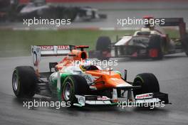 Paul di Resta (GBR) Sahara Force India VJM05. 25.03.2012. Formula 1 World Championship, Rd 2, Malaysian Grand Prix, Sepang, Malaysia, Sunday Race