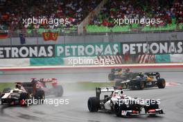 Kamui Kobayashi (JPN) Sauber C31. 25.03.2012. Formula 1 World Championship, Rd 2, Malaysian Grand Prix, Sepang, Malaysia, Sunday Race
