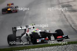 Sergio Perez (MEX) Sauber C31 finished second. 25.03.2012. Formula 1 World Championship, Rd 2, Malaysian Grand Prix, Sepang, Malaysia, Sunday Race