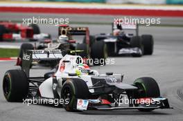 Sergio Perez (MEX) Sauber C31. 25.03.2012. Formula 1 World Championship, Rd 2, Malaysian Grand Prix, Sepang, Malaysia, Sunday Race