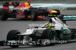 Nico Rosberg (GER), Mercedes GP  25.03.2012. Formula 1 World Championship, Rd 2, Malaysian Grand Prix, Sepang, Malaysia, Sunday Race